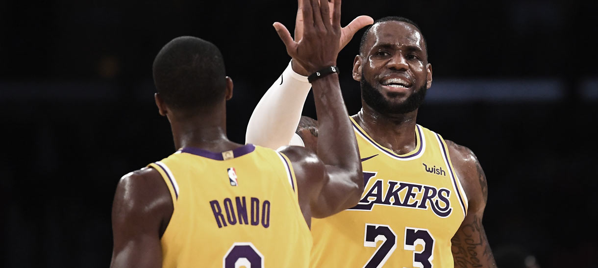 Rajon Rondo revela o que aprendeu com LeBron James no Lakers