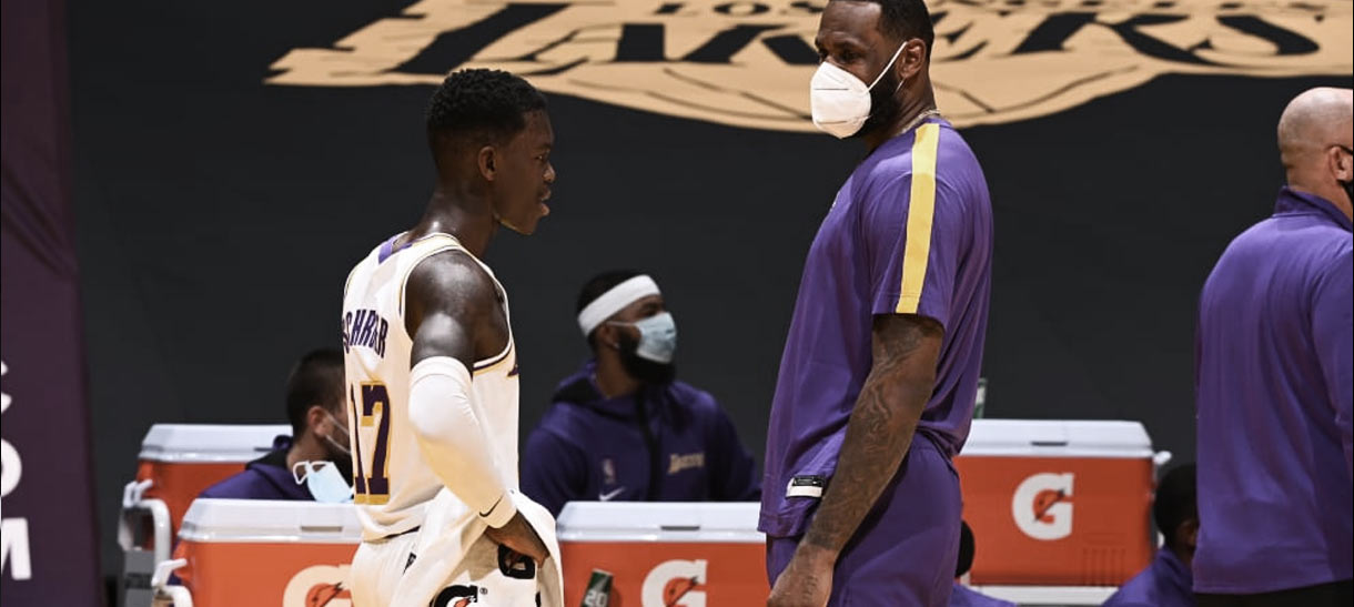 Dennis Schroder não quer atropelar o caminho de LeBron James