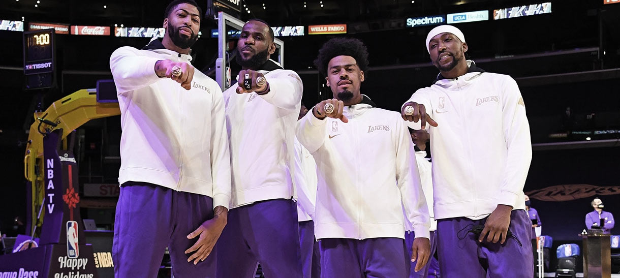 NBA: Confira na íntegra a cerimônia do anel do título do Lakers