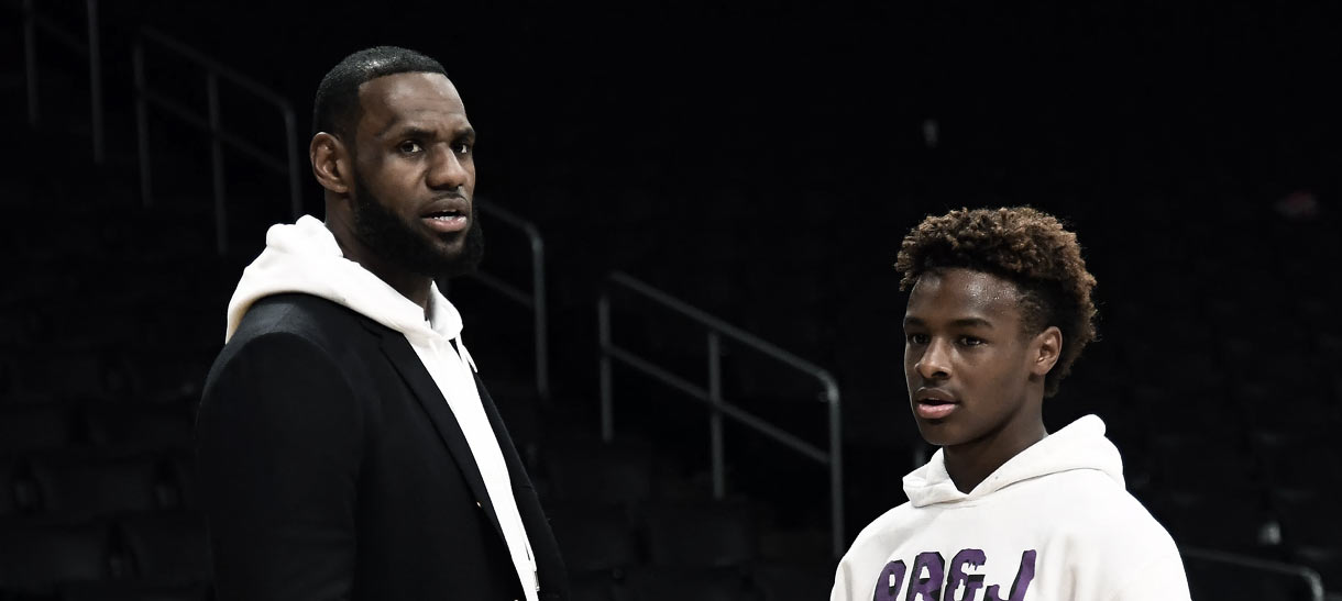 NBA: LeBron James se enfurece com boato envolvendo seu filho Bronny James