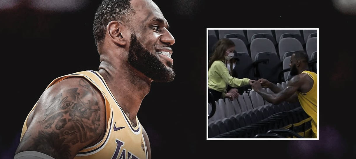 NBA: LeBron James dá presentes aos primeiros torcedores que ele vê em 294 dias