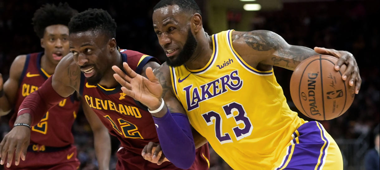 Lakers visita Cavs em busca da sua décima vitória na estrada