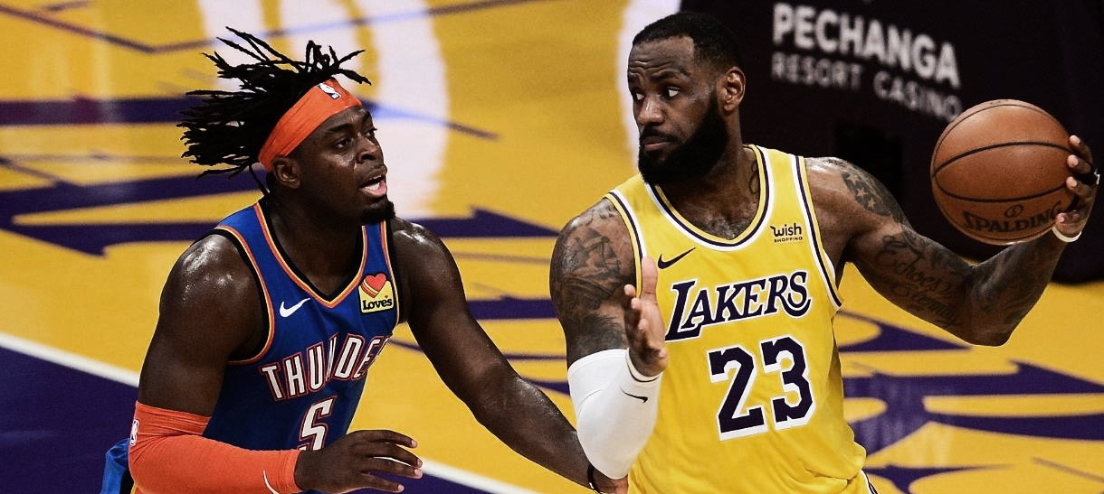 NBA: Jovem do Thunder faz excelente trabalho de defesa contra LeBron James