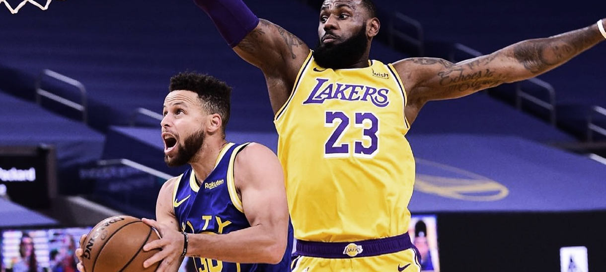 NBA: Lakers atropela Warriors com show de Harrell e triplo-duplo de LeBron