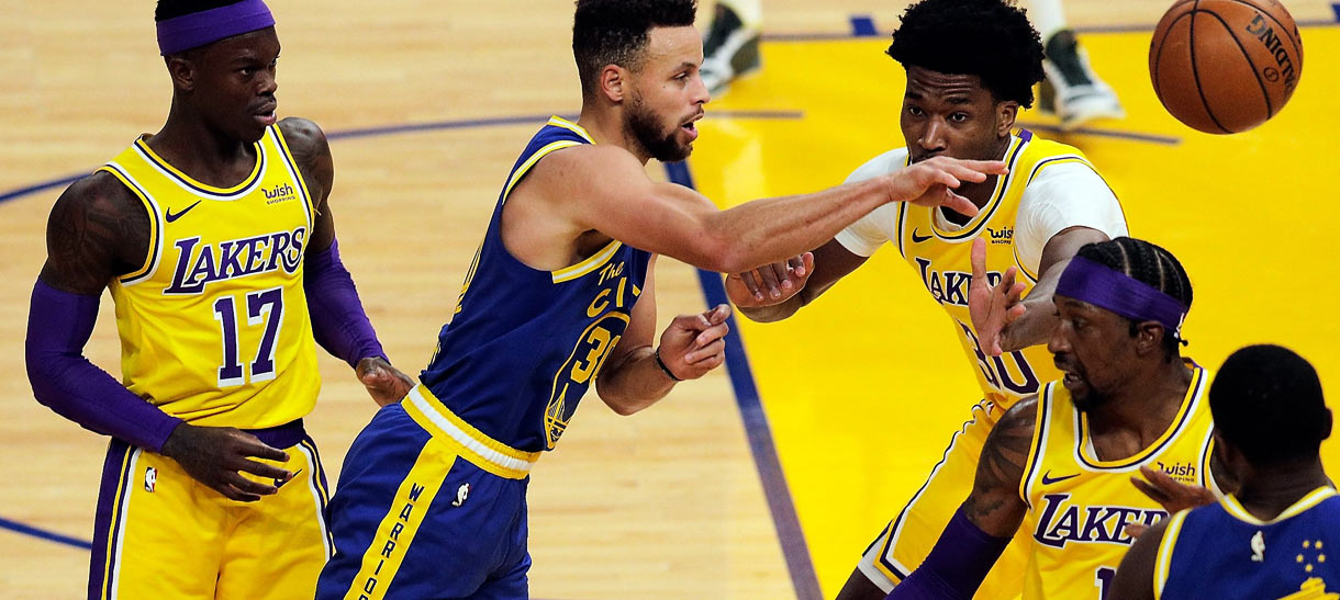 NBA: Stephen Curry dá entrevista frustrado após ser varrido pelo Lakers