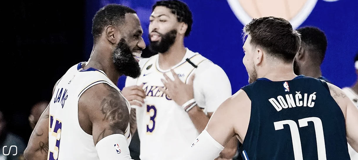 NBA: LeBron James vibra com jogada insana de Luka Doncic