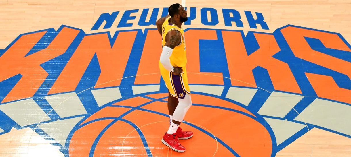NBA: LeBron James não resiste ao momento do New York Knicks