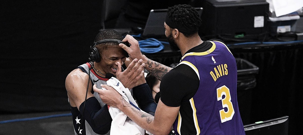 NBA: Anthony Davis mostra o respeito que todos deveríamos ter por Russell Westbrook