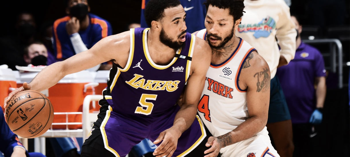 Lakers vence Knicks na prorrogação com bola de três pontos de Talen Horton-Tucker