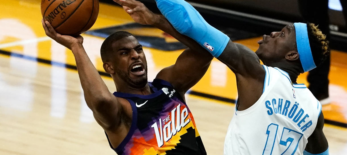 NBA: Chris Paul reage a possibilidade do Suns enfrentar o Lakers nos playoffs
