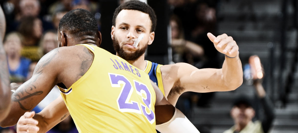 Stephen Curry responde comentários de LeBron James antes de jogo decisivo entre Lakers e Warriors