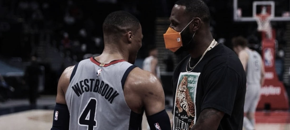 NBA: LeBron James se enfurece com torcedor que jogou pipoca em Westbrook