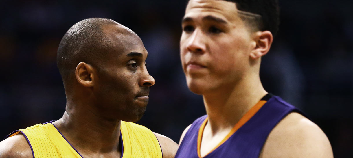 Ex-Laker diz que comparação entre Kobe e Devin Booker é desrespeitosa