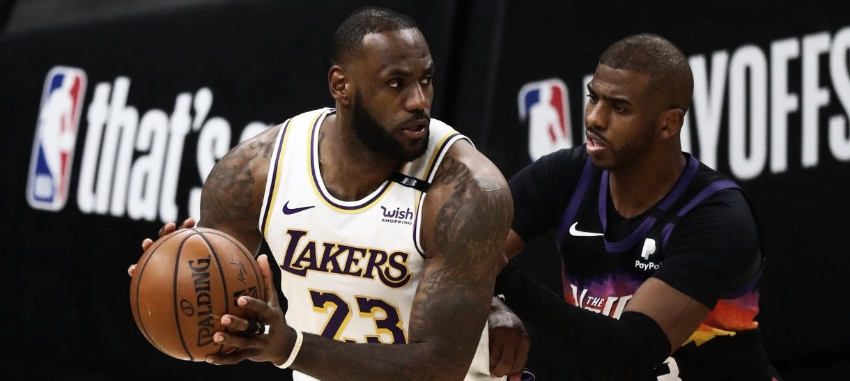 NBA: LeBron James vibra com vitória do Suns e manda mensagem para Chris Paul