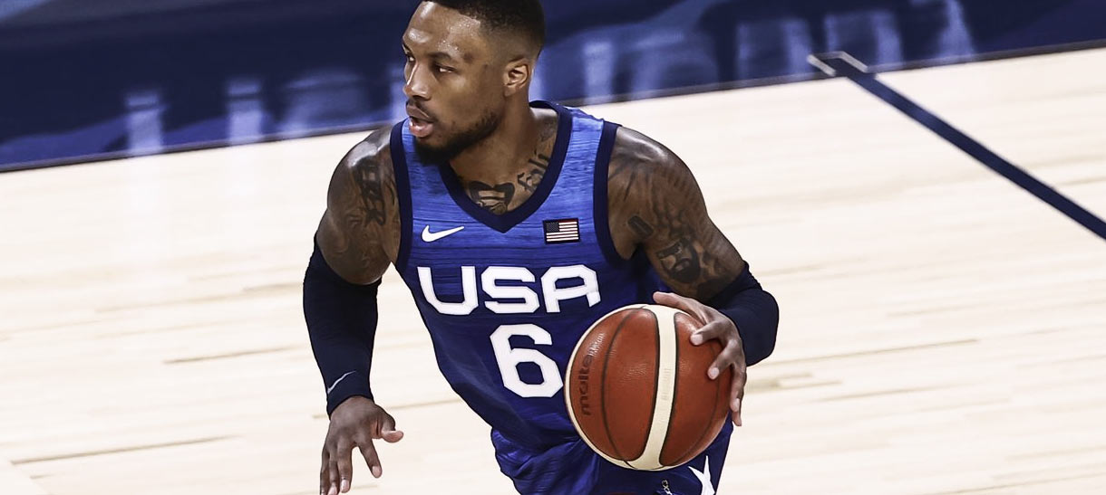 Torcida do Lakers não deixa Damian Lillard em paz durante jogo dos EUA