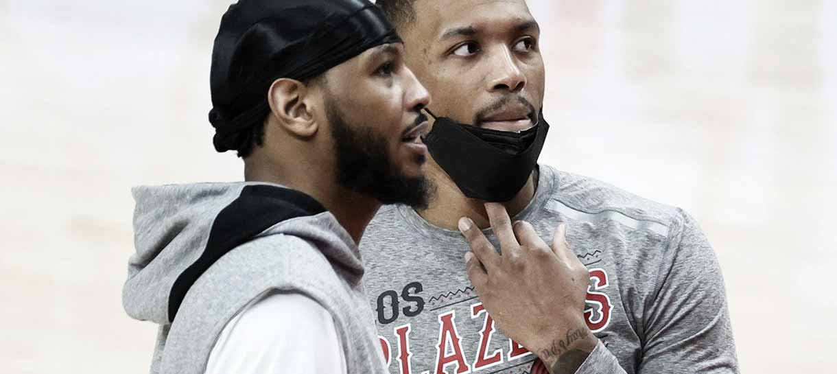 NBA: Carmelo Anthony presta respeito a Damian Lillard de forma emocionante