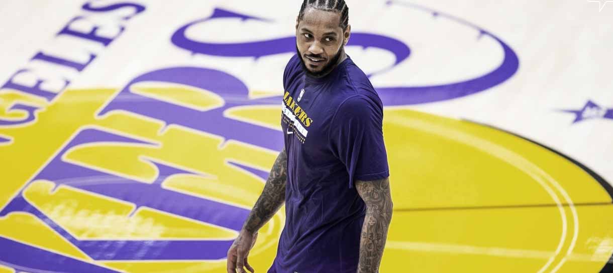 NBA: Carmelo Anthony culpa mídia por debate sobre o Lakers