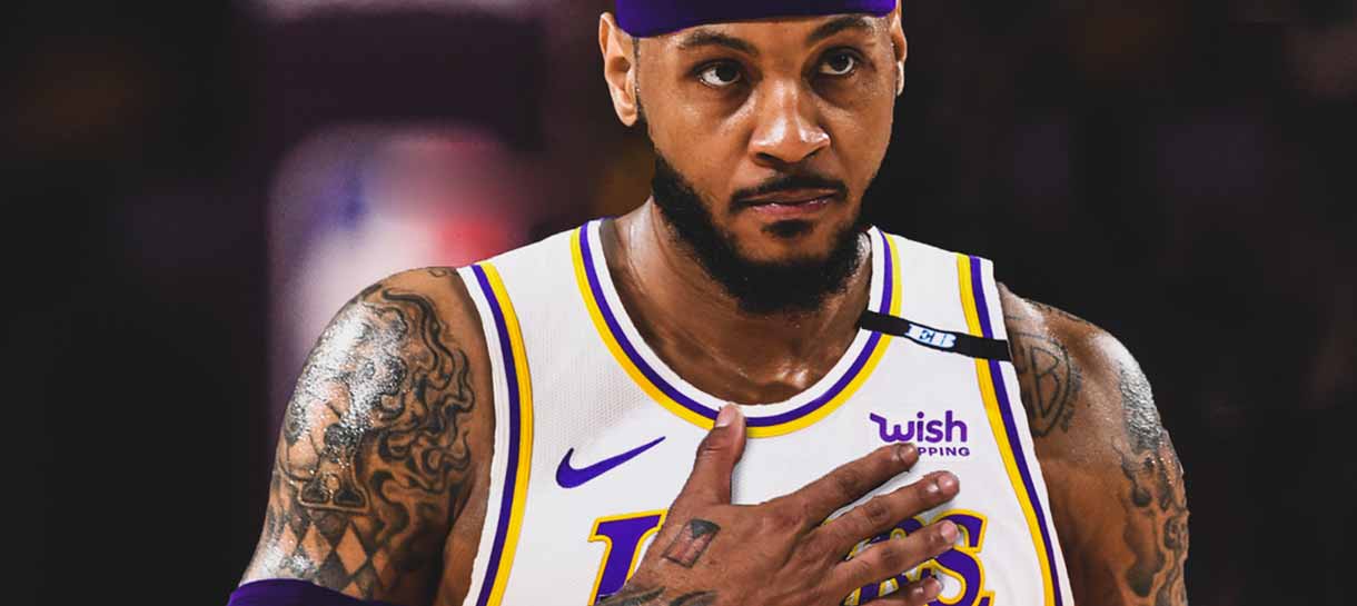 NBA: Carmelo Anthony prova o quanto está focado na sua temporada com o Lakers