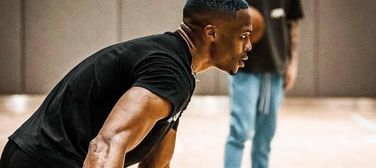 NBA: Treino de arremessos de três pontos de Russell Westbrook anima torcedores do Lakers