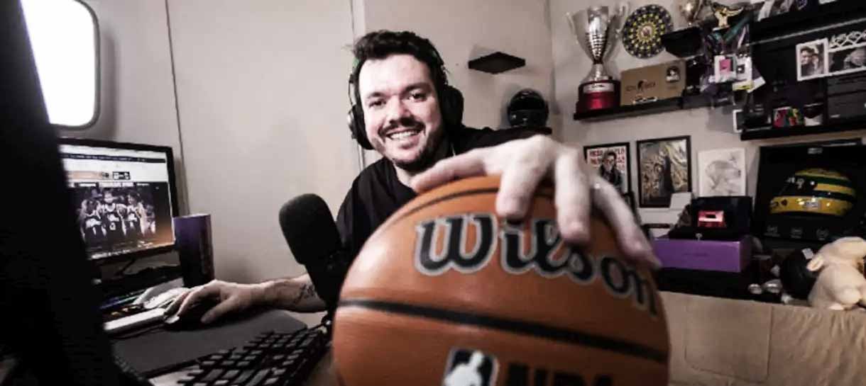 NBA reforça parceria com Gaules e mais de 90 jogos serão transmitidos em seu canal