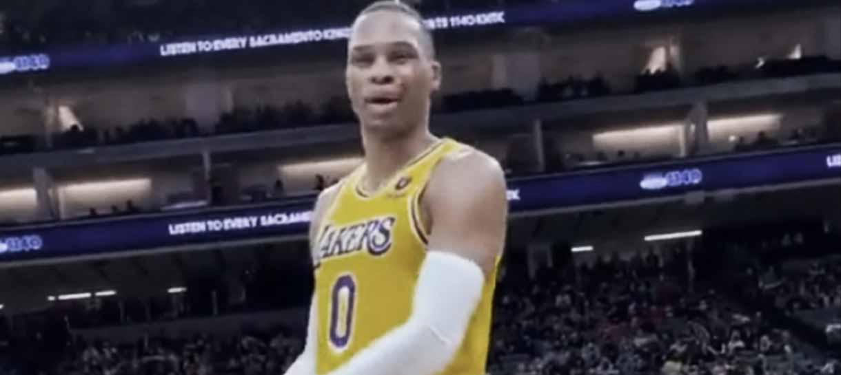 NBA: Russell Westbrook discute com torcedor durante jogo do Lakers