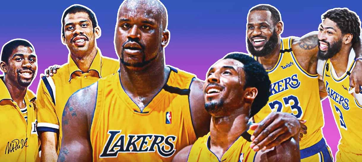 Na lista dos 75 melhores da NBA, 17 jogadores vestiram a camisa do Lakers