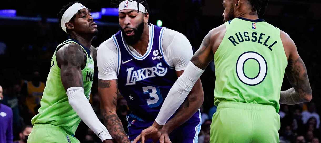 NBA: Lakers é dominado pelo Wolves no segundo tempo e perde em Los Angeles