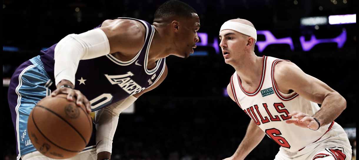 NBA: Lakers perde para Bulls com Anthony Davis expulso no retorno de Alex Caruso