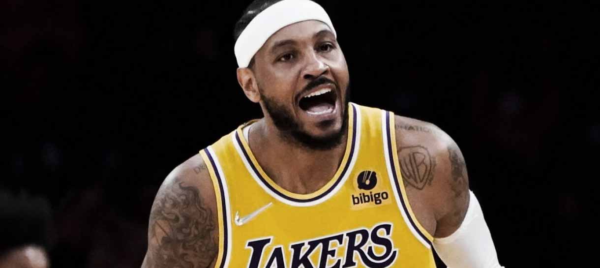 NBA: Carmelo confrontou jogador do Pistons durante a briga envolvendo LeBron James