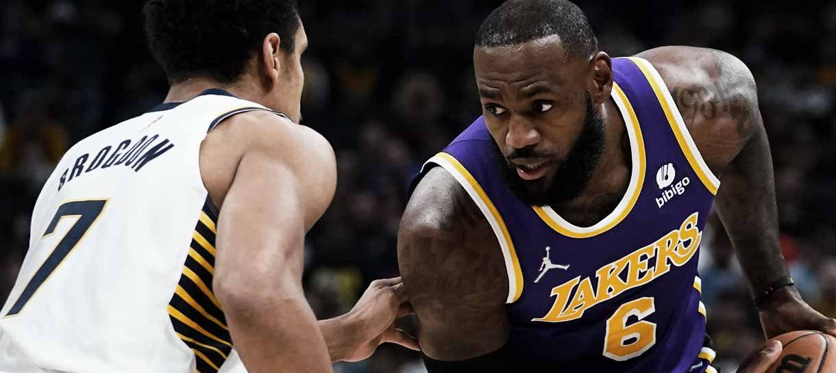 NBA: Show de LeBron James em Indianápolis e com direito a prorrogação