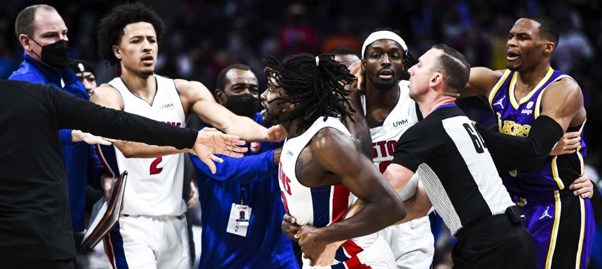 NBA: Pivô do Pistons fala pela primeira vez sobre confusão com LeBron James