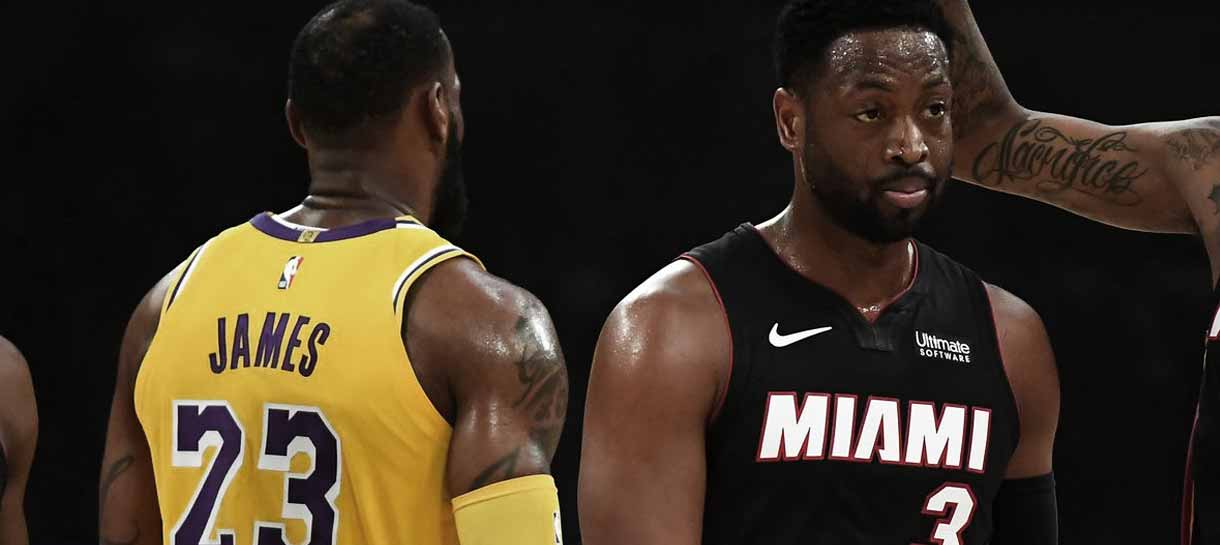 NBA: Dwyane Wade não se contém ao falar de LeBron James