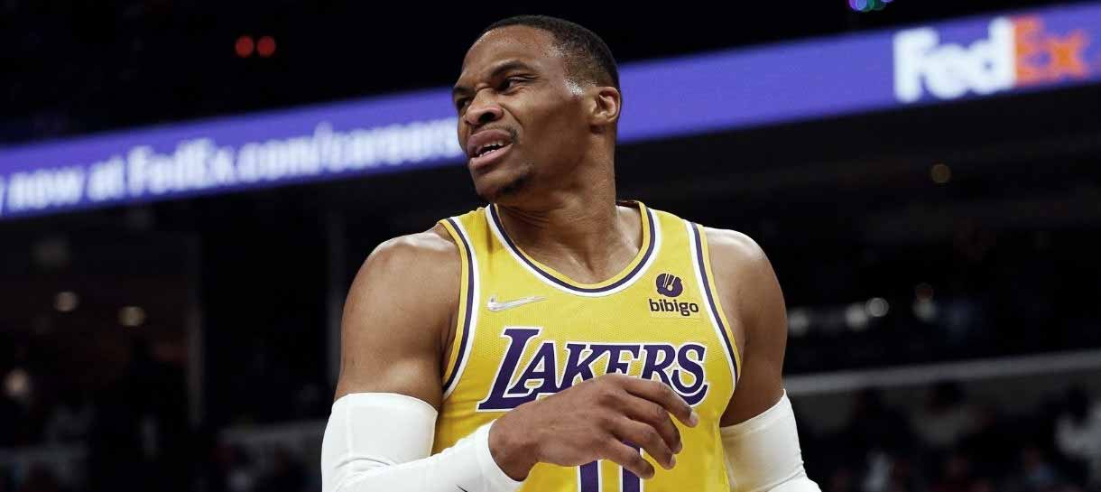 NBA: Lakers teria planos para trocar Russell Westbrook