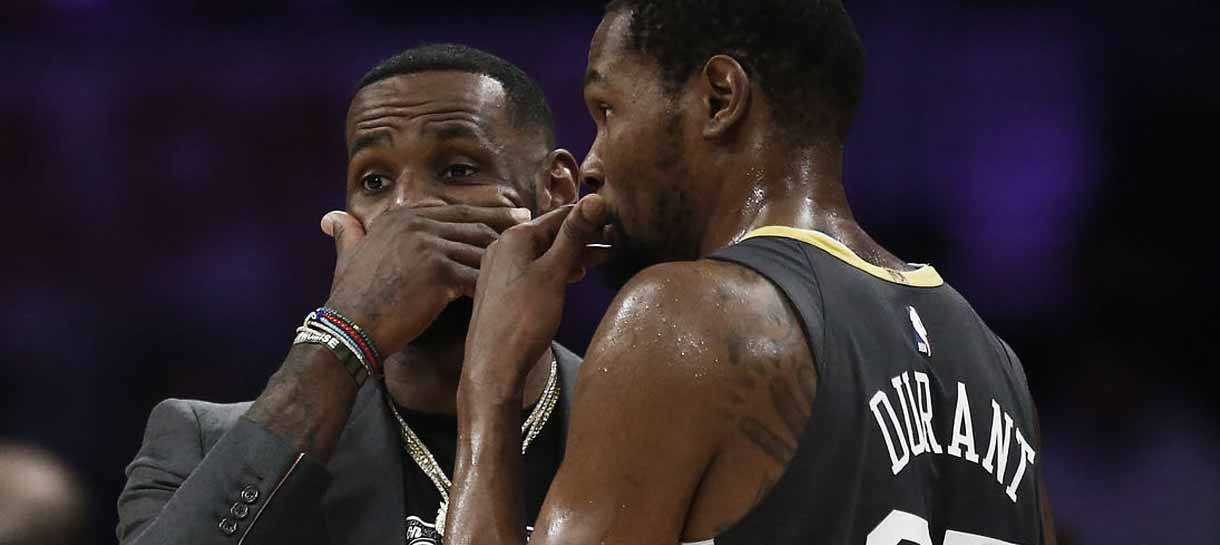 NBA: Kevin Durant reage a analista que criticou LeBron James