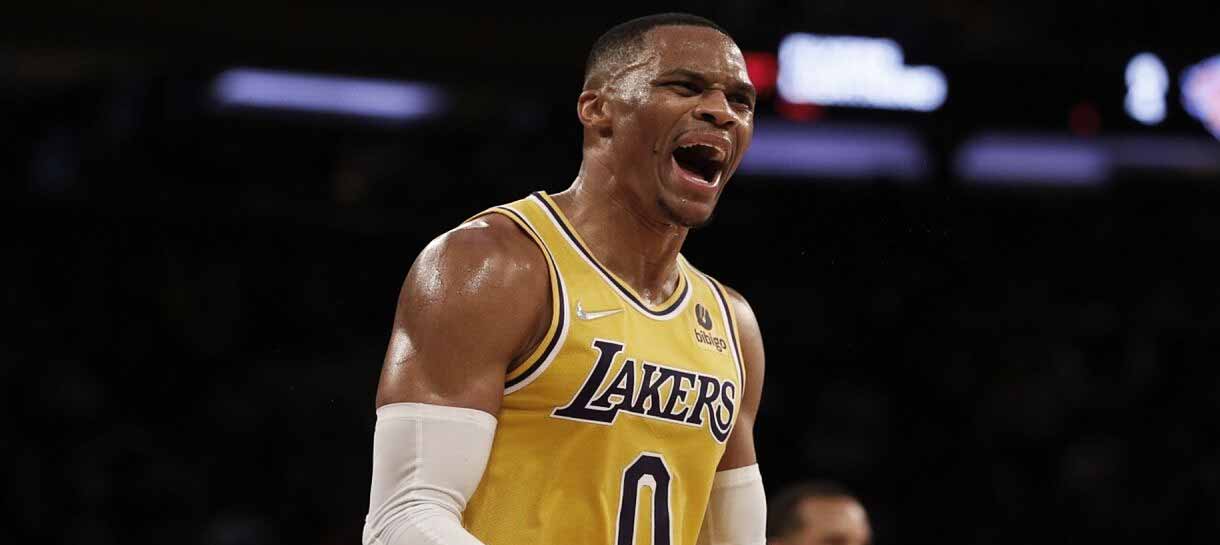 NBA: Russell Westbrook é mais um jogador do Lakers no protocolo de saúde da liga