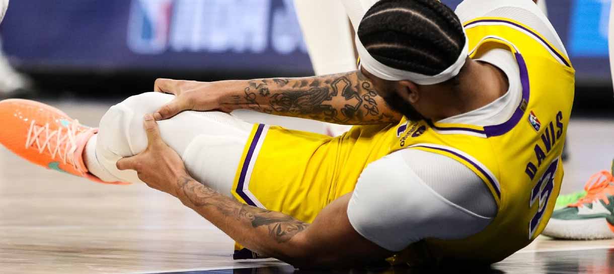 NBA: Anthony Davis vai desfalcar o Lakers por pelo menos 4 semanas