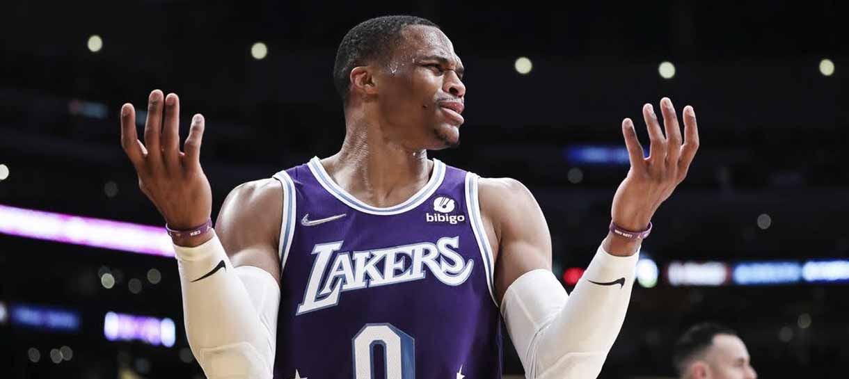 NBA: Desculpa de Russell Westbrook após derrota do Lakers não convence torcida