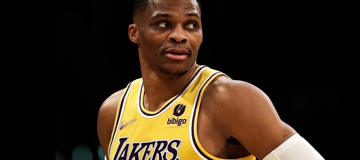 NBA: Durante último jogo do Lakers, Shaq conversa com Westbrook e dá conselho importante ao jogador