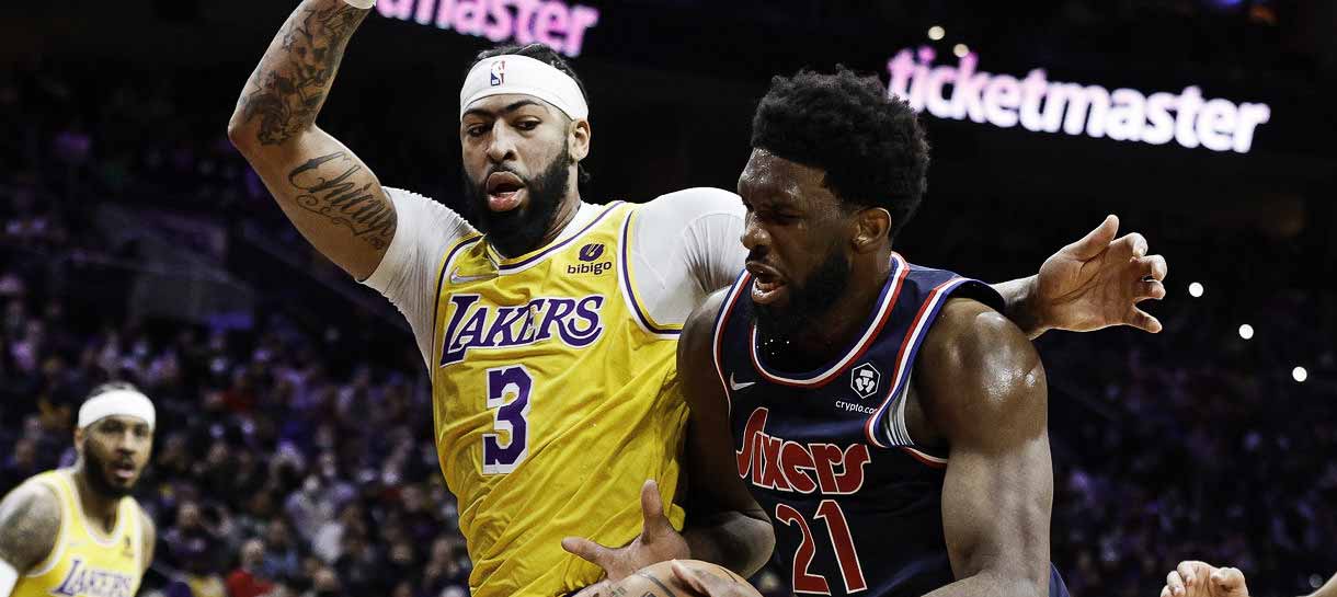 NBA: Não aconteceu nenhuma surpresa para o Lakers sem LeBron James na Filadélfia