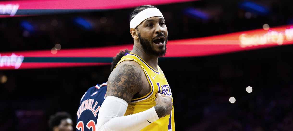 NBA: Por que Carmelo Anthony fez com que os torcedores do Sixers fossem expulsos