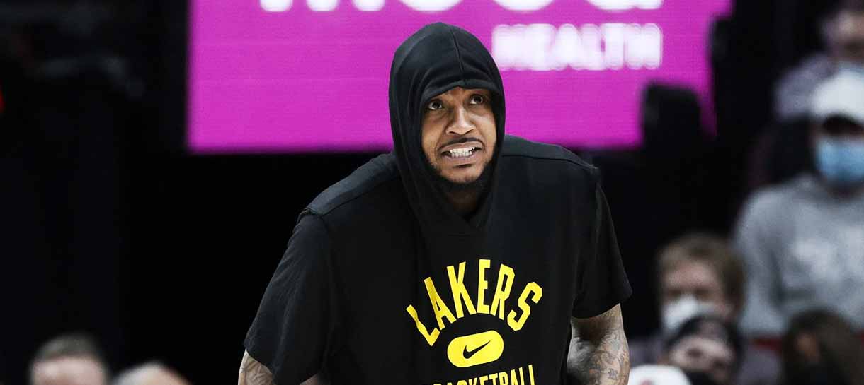 NBA: Lakers tem atualização importante sobre lesão de Carmelo Anthony