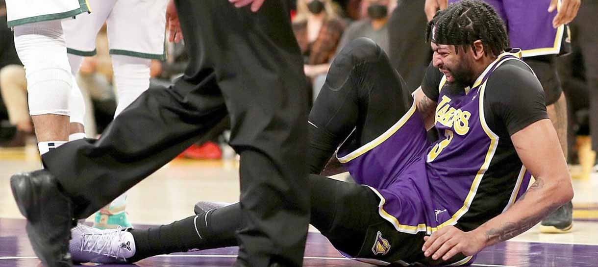 NBA: Insider revela tempo que Anthony Davis deve desfalcar o Lakers
