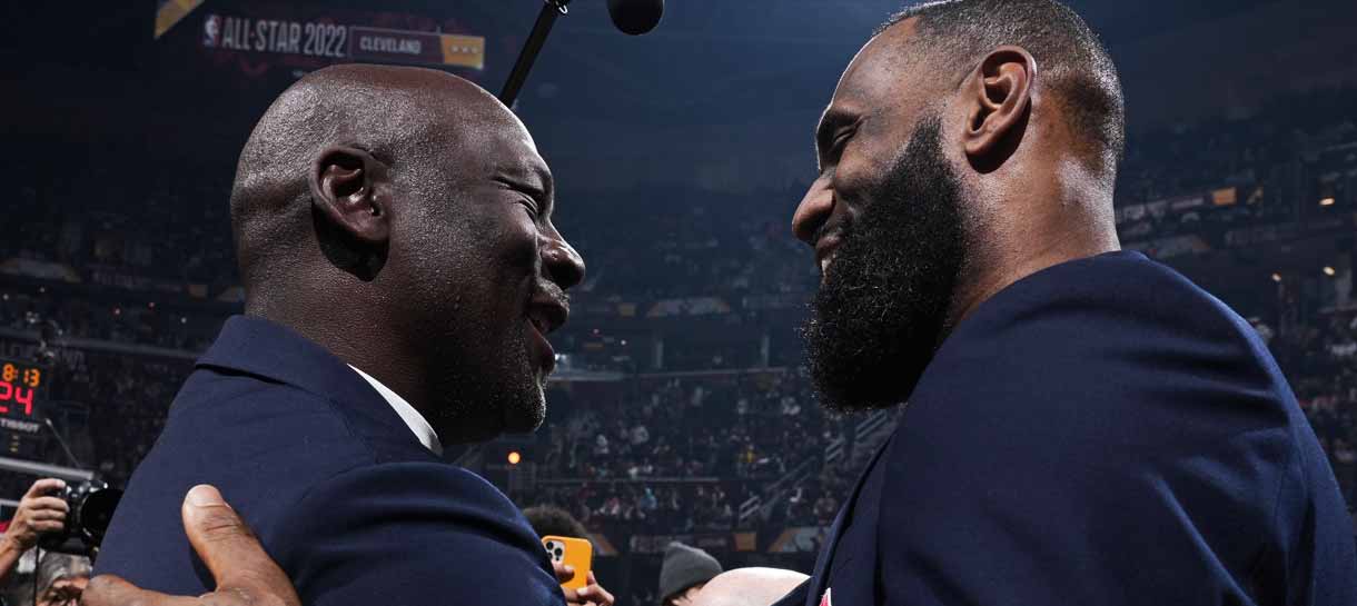 NBA: O grande encontro de LeBron James e Michael Jordan durante o All-Star Game