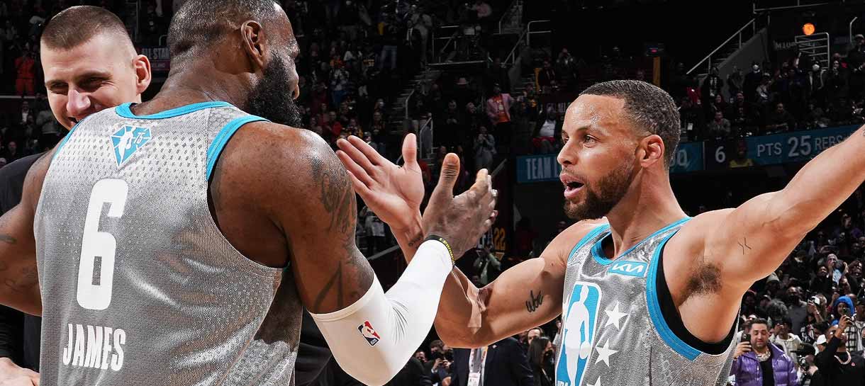 NBA: Stephen Curry resume perfeitamente sua atuação ao lado de LeBron James no All-Star Game