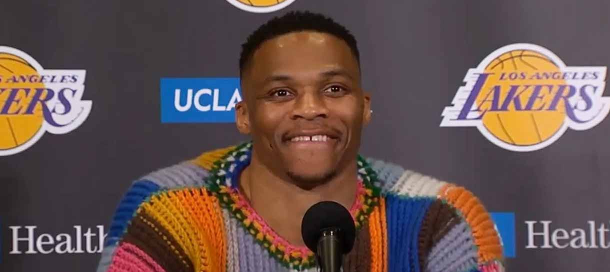 NBA: A resposta perfeita de Russell Westbrook a repórter após vitória do Lakers