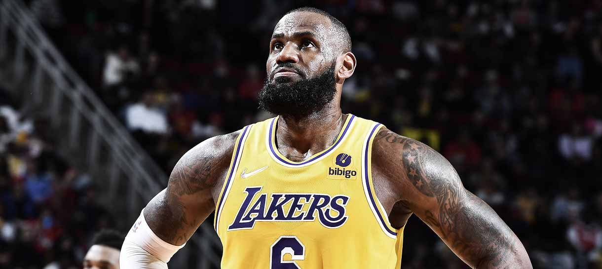NBA: LeBron James preocupa às vésperas de jogo crucial para o Lakers