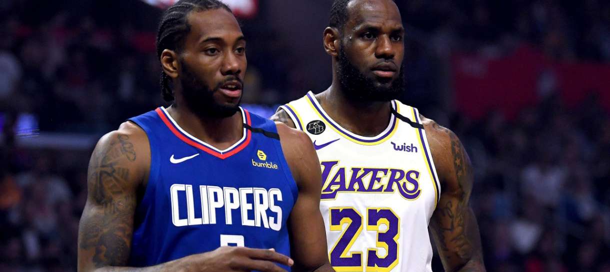 NBA: Primeiro duelo entre LeBron James e Kawhi Leonard já tem data marcada