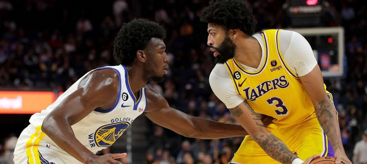 NBA: Lakers vence Warriors com grande partida de Anthony Davis