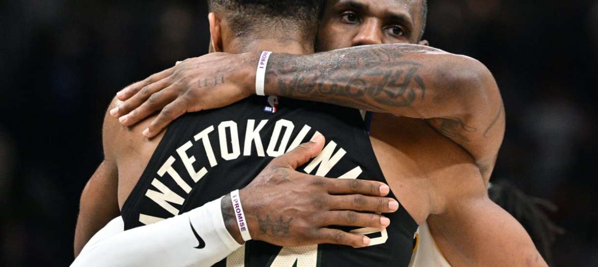 NBA: Giannis Antetokounmpo se rende a LeBron James e faz post no Twitter