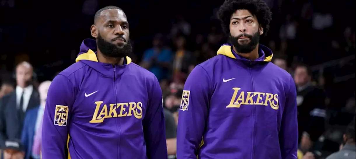 NBA: Lakers atualiza status de saúde de LeBron e Davis